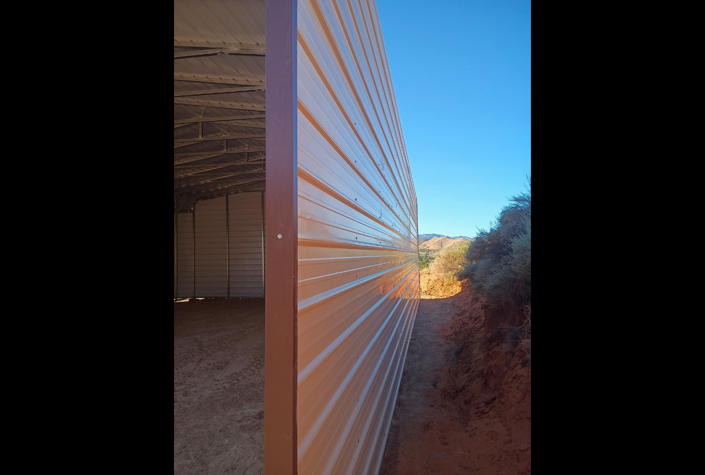 45'x45'x12'/12'-10' Barn Style Steel Building With Vertical Roof | ASB-2025-00029