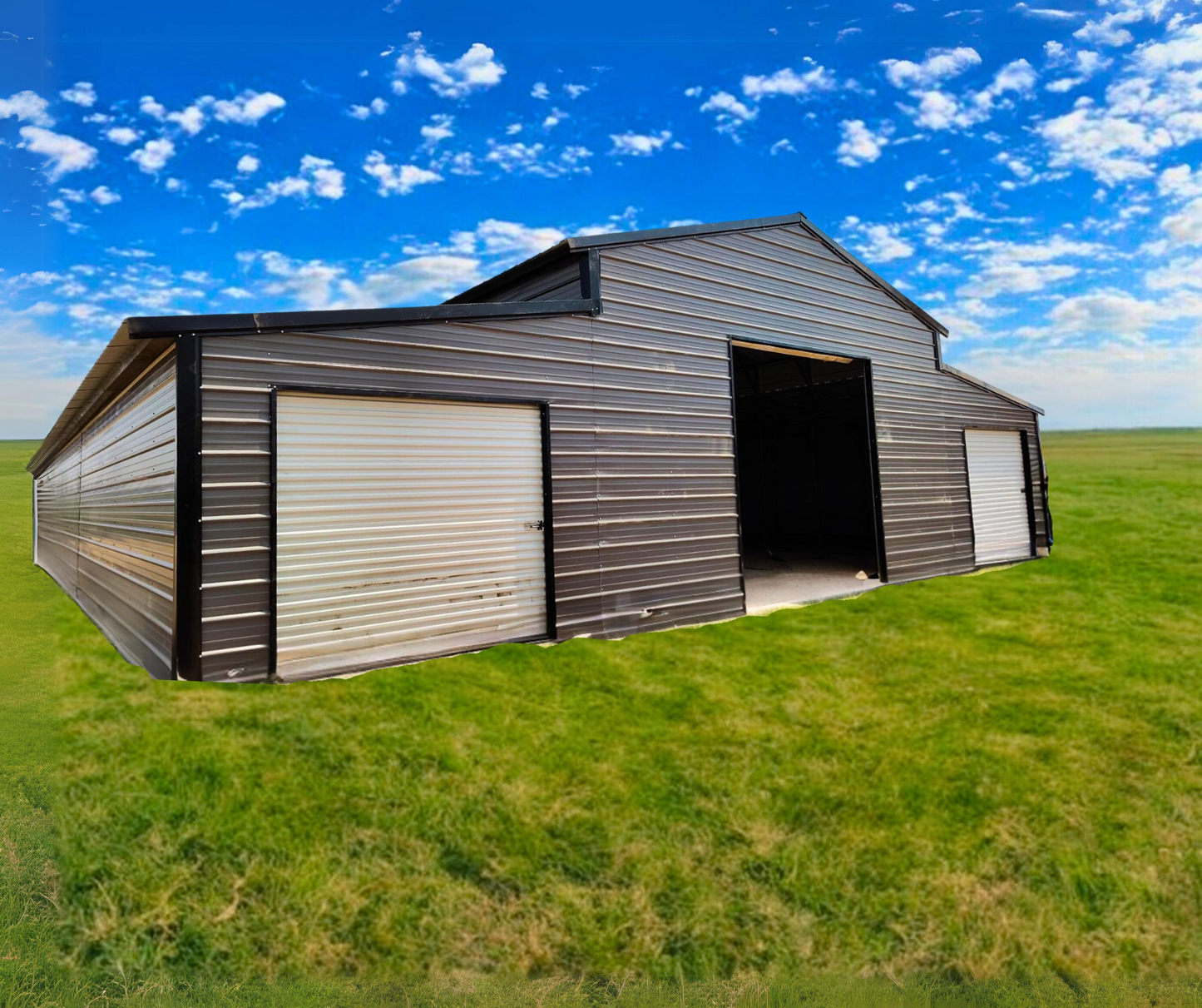 48'x100'x12/10'-8' Barn Style Building